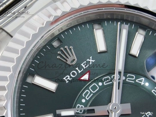 Sky-Dweller SS Green ZF 1:1 Bracelet A2824 326934 Best 904L SS on Edition Dial 0512